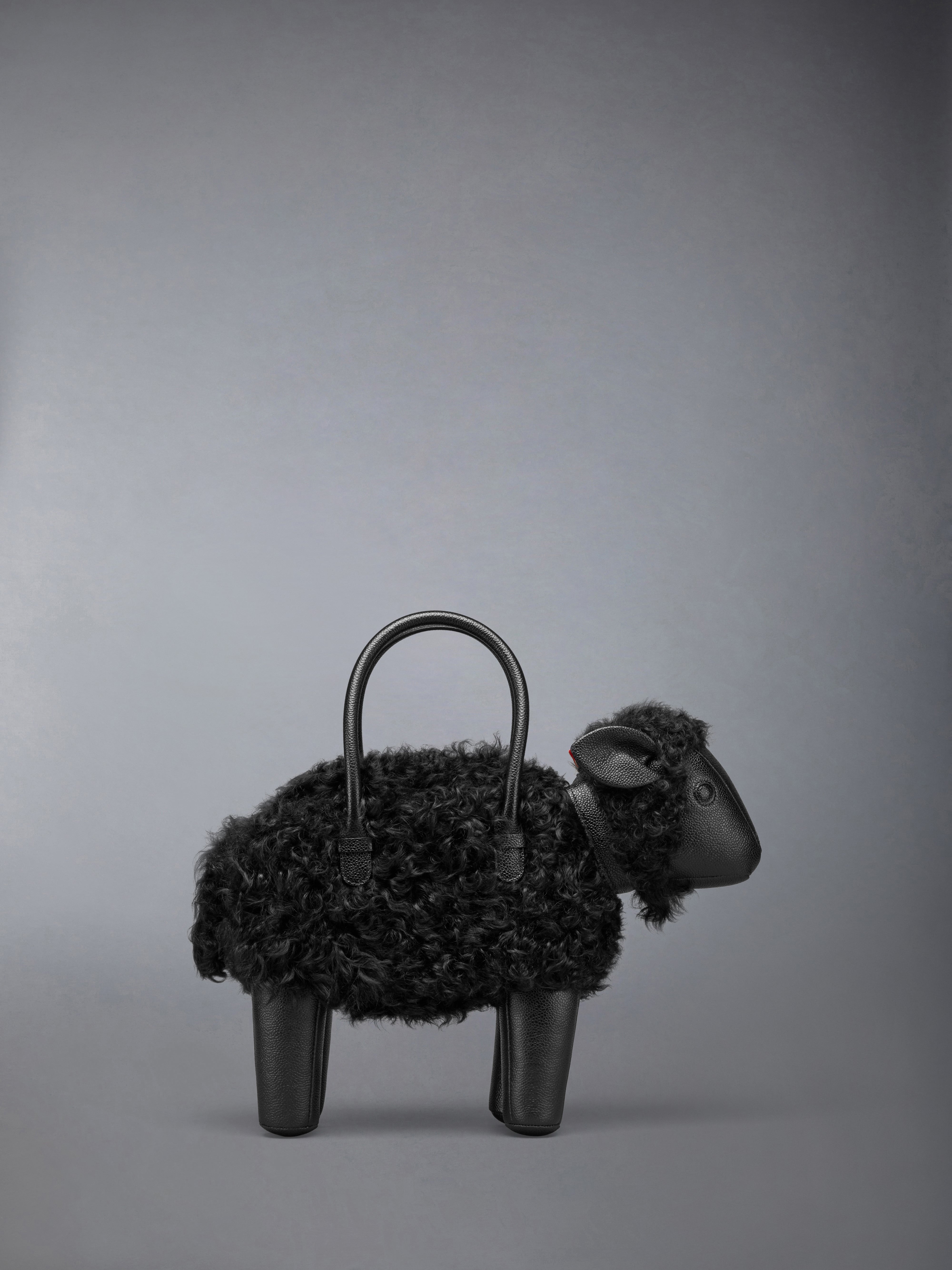 Sheep Bag In Shearling & Pebble Grain - 3