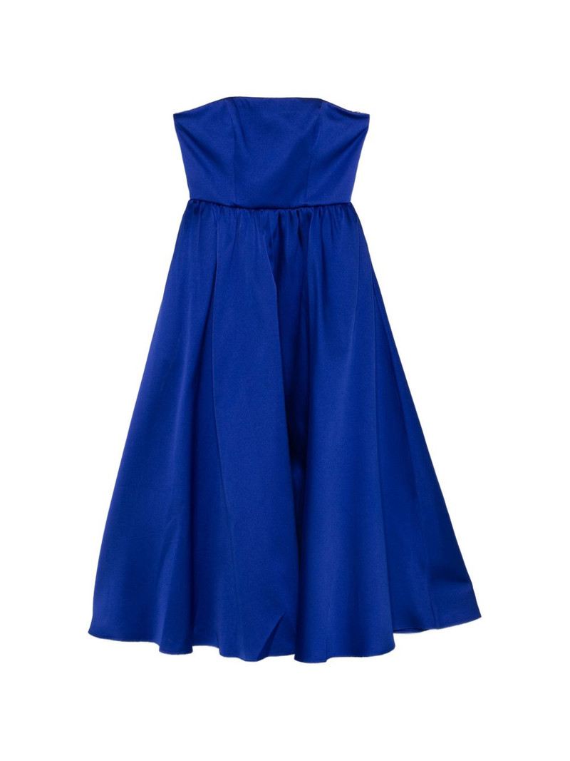 strapless A-line dress 1