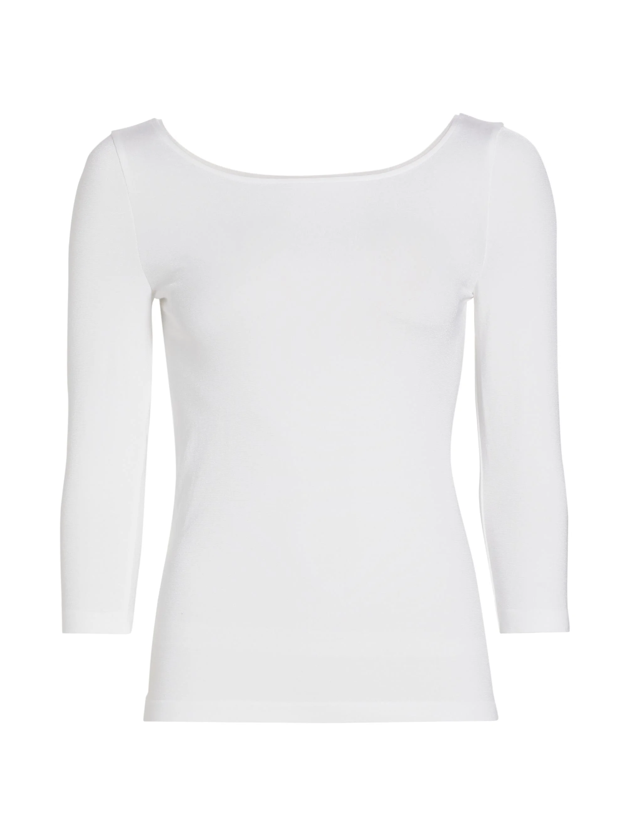 Women's Cordoba Boatneck Pullover Top - White - 1