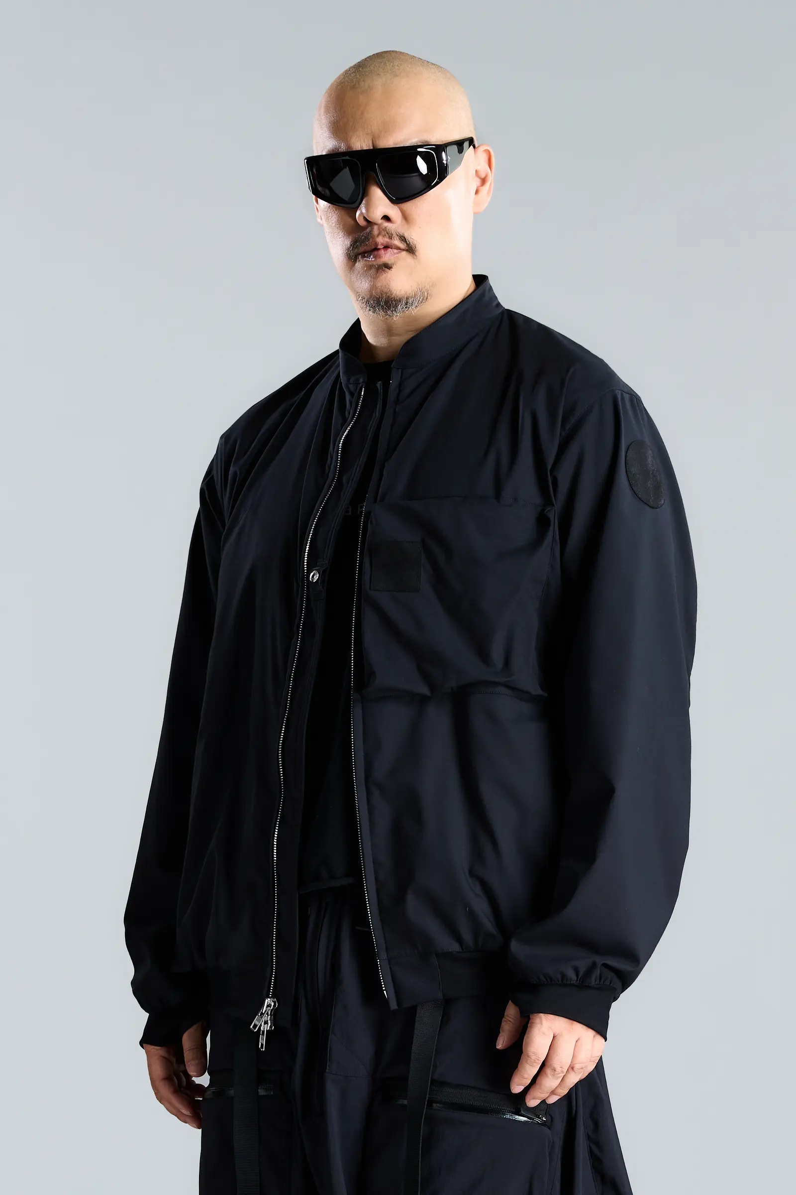ACRONYM J59TS-CH Micro Twill Tec Sys Jacket Black | REVERSIBLE
