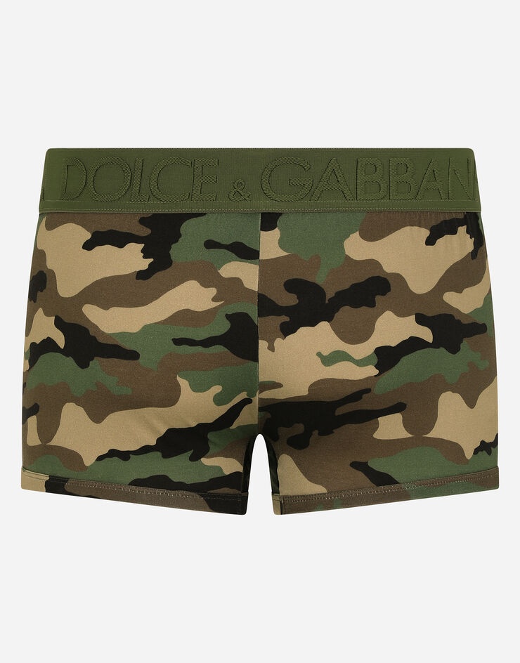 Camouflage-print two-way stretch jersey boxers - 3