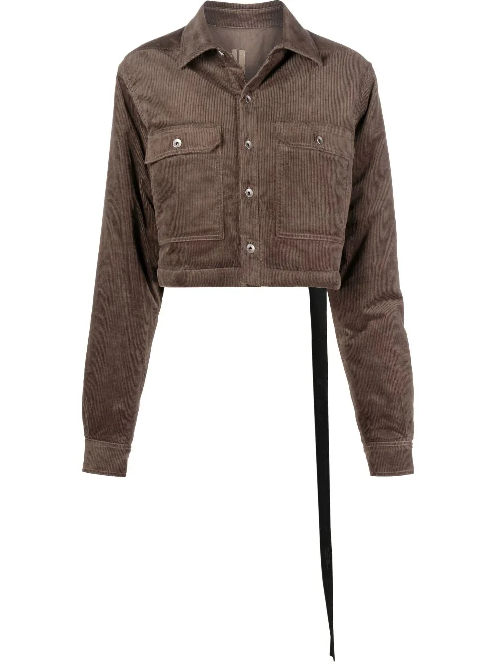 tassel-detail cropped jacket - 1