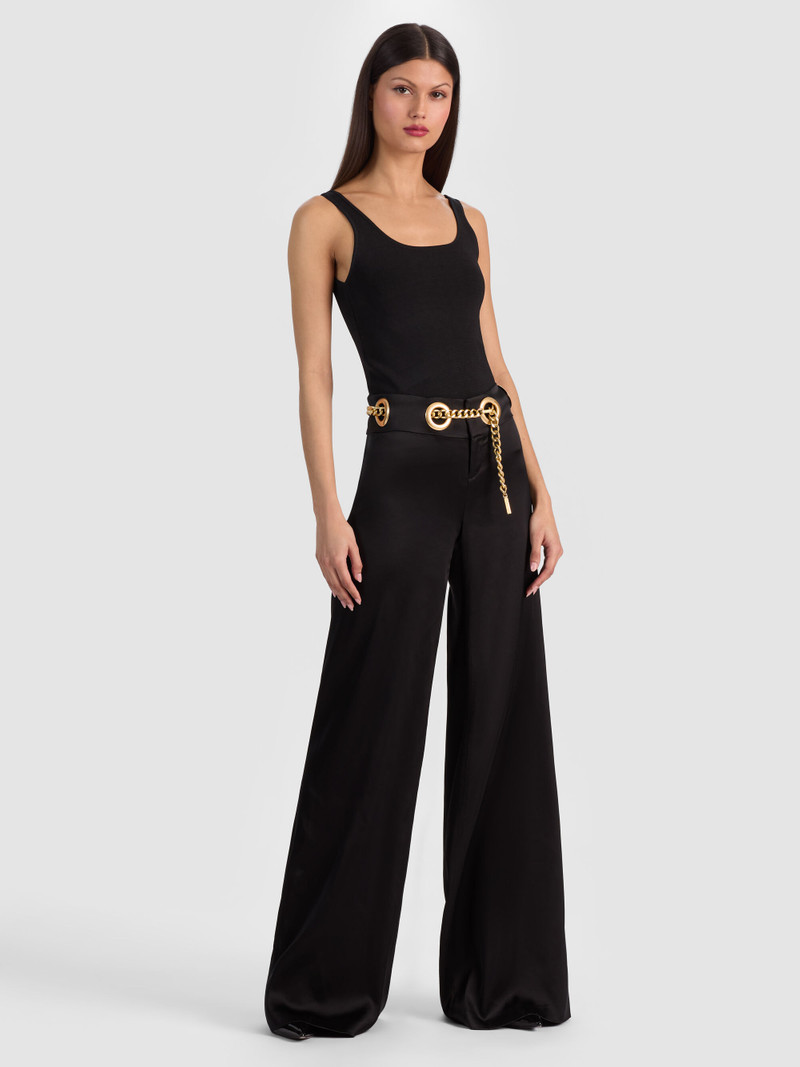 OLIVIA WIDE LEG CHAIN BELT PANT 6