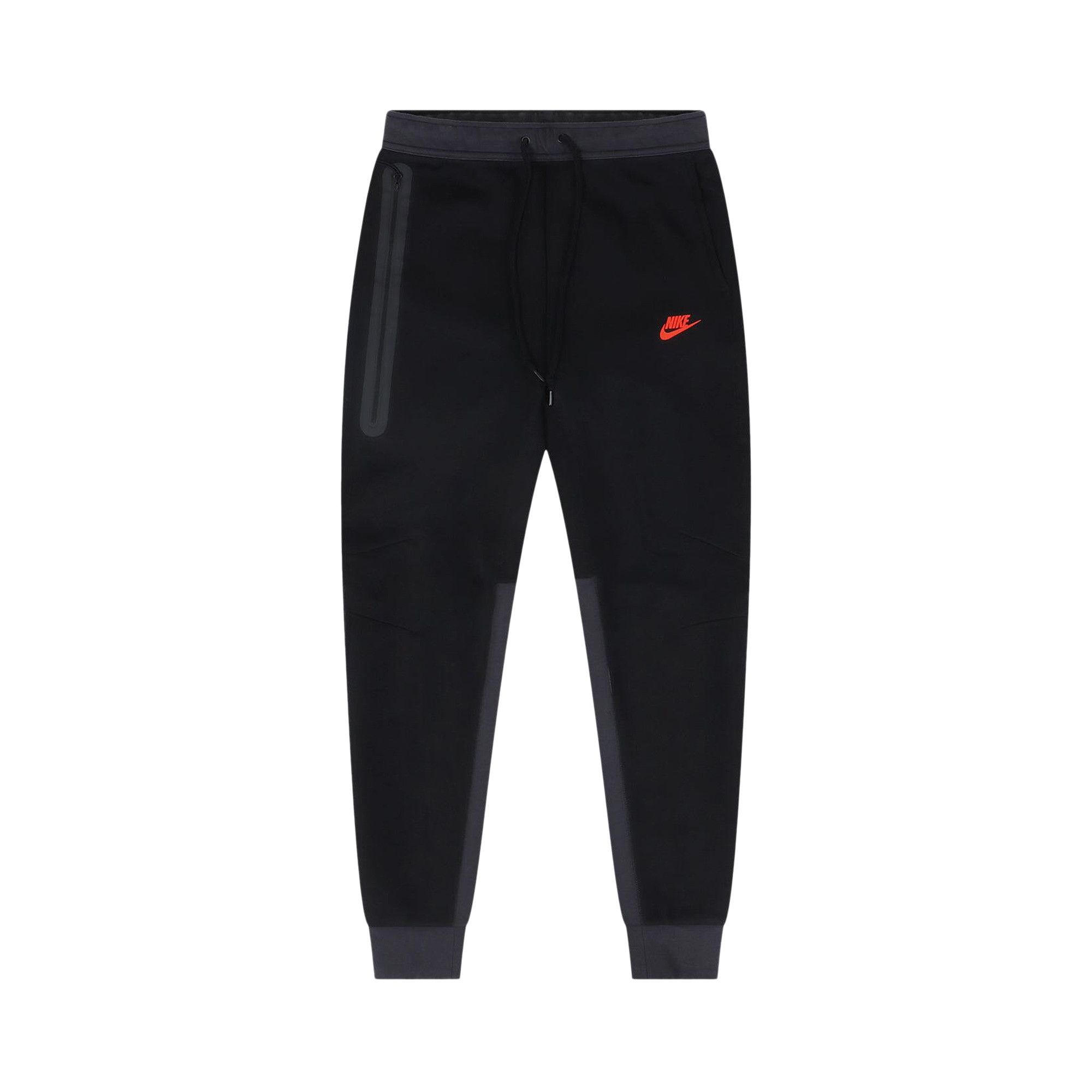 Nike Sportswear Tech Fleece Sweatpants 'Black/Dark Smoke Grey/Light Crimson' - 1