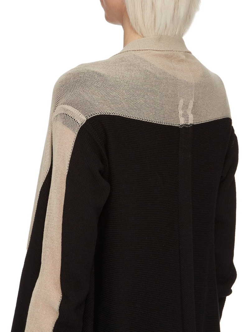 Combo colour-block cotton cardigan 5