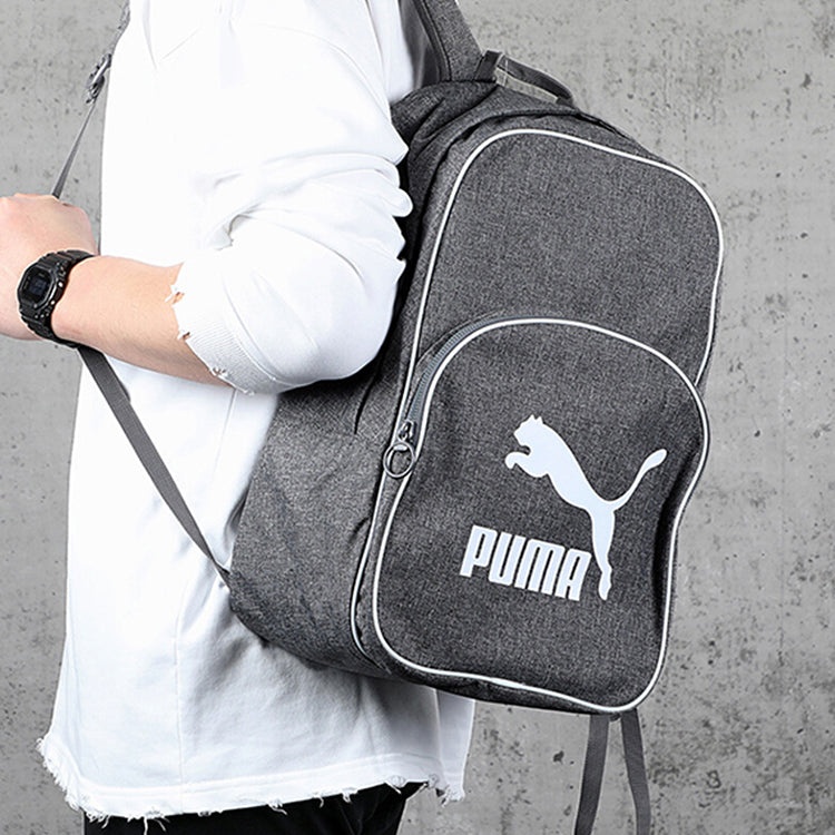 PUMA Originals Retro Woven Backpack 'Grey White' 076652-02 - 5