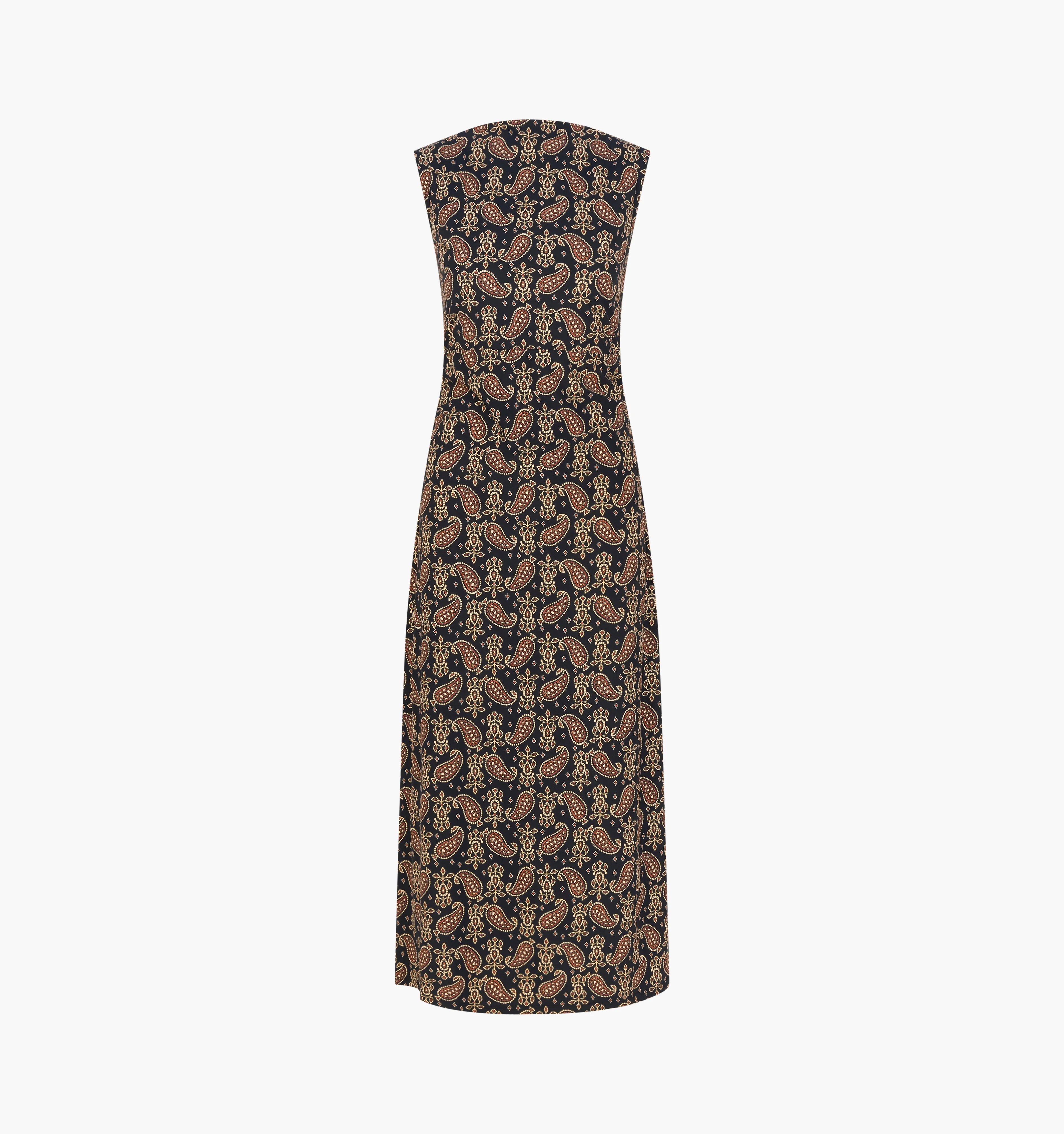 The Sloane Dress - Duke Paisley Black - 1