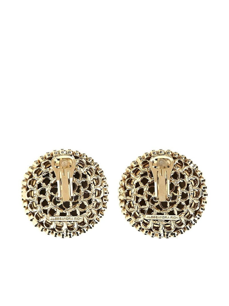 Alessandra Rich Boule earrings outlook