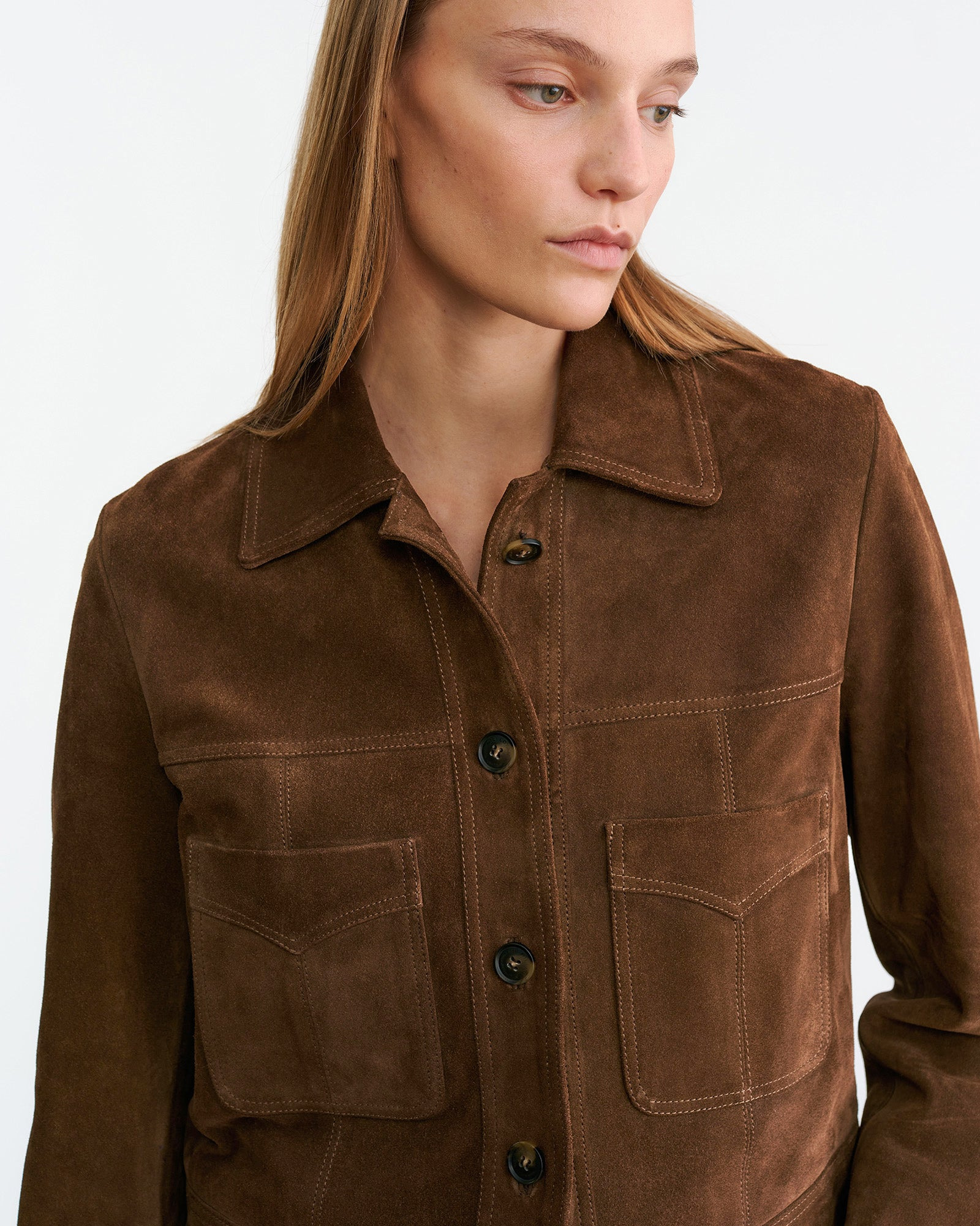 SUSANNAH SUEDE JACKET - 5