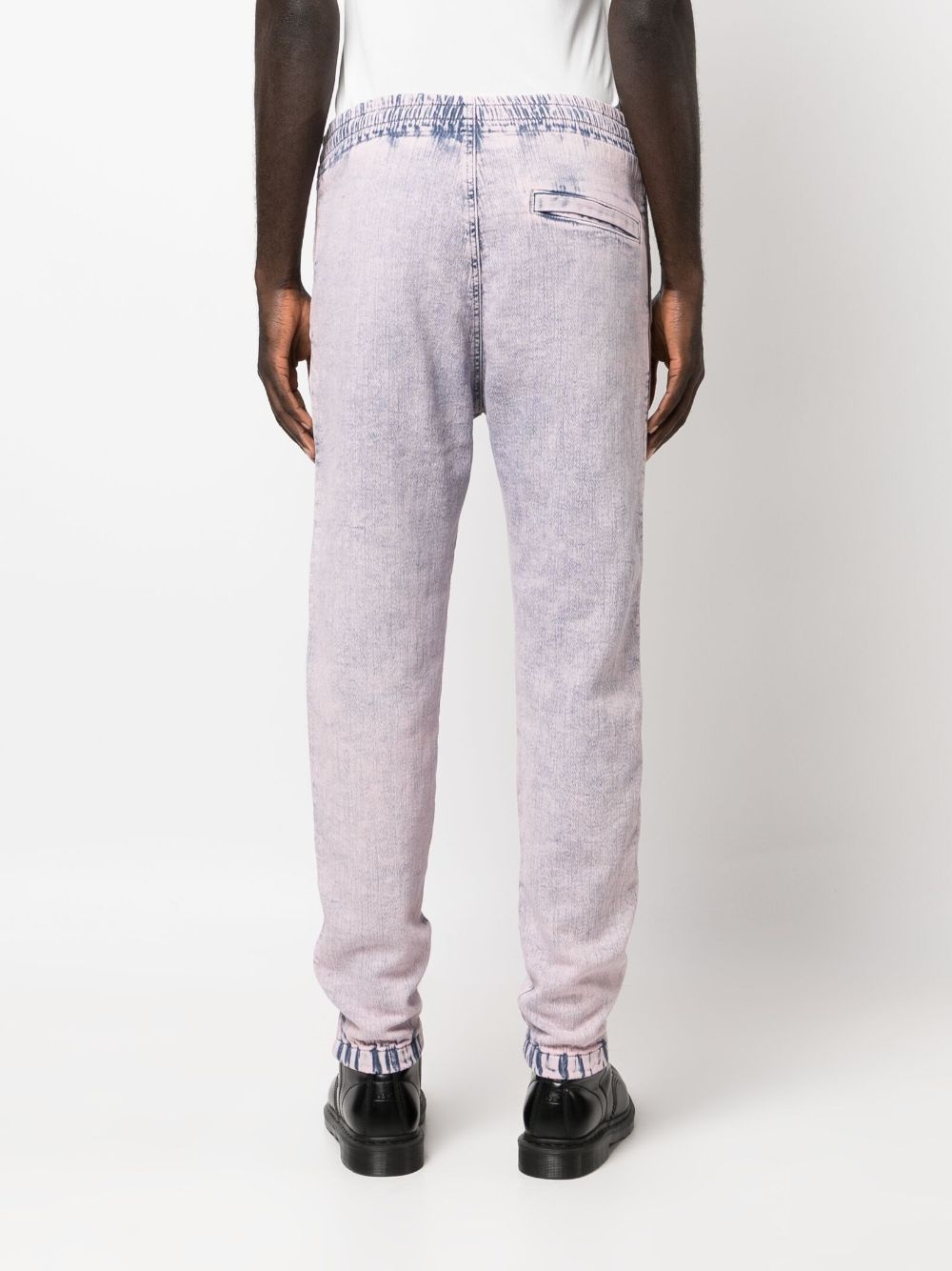 acid-wash jogger jeans - 5