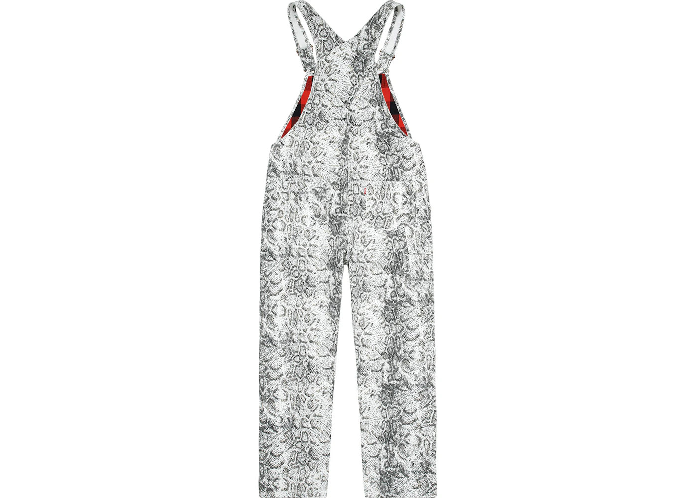 Supreme Levi's Snakeskin Overalls White - 3