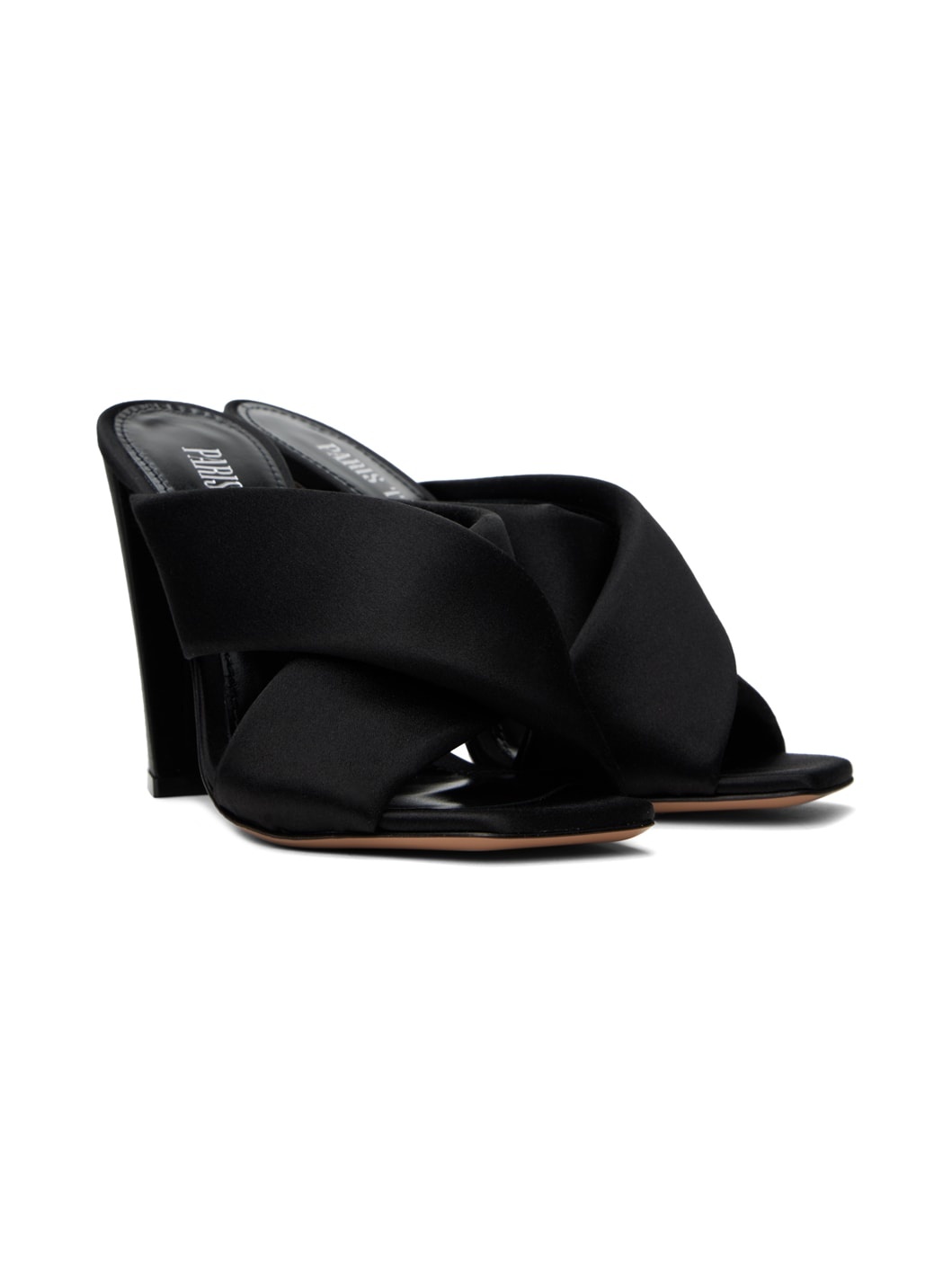 Black Dafne Heeled Sandals - 4