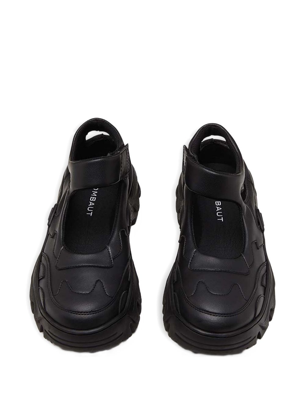 chunky-sole cut-out sneaker sandals - 3