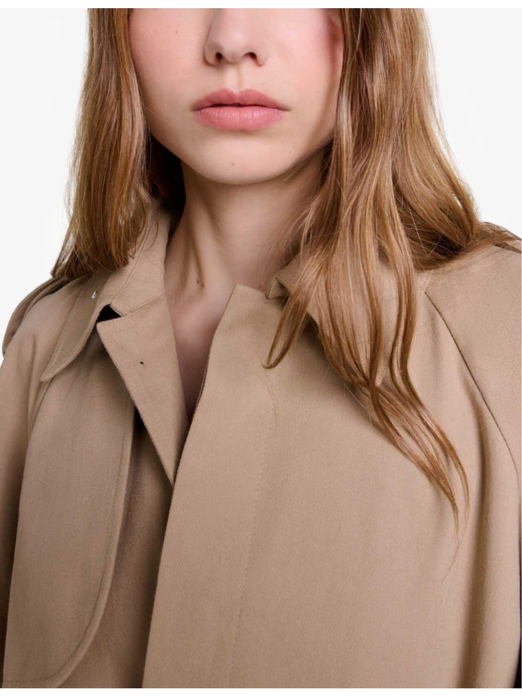 Stud-embellished relaxed-fit cotton trench - 5