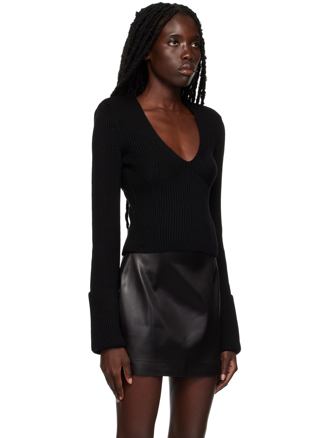 Black Tashir Sweater - 2