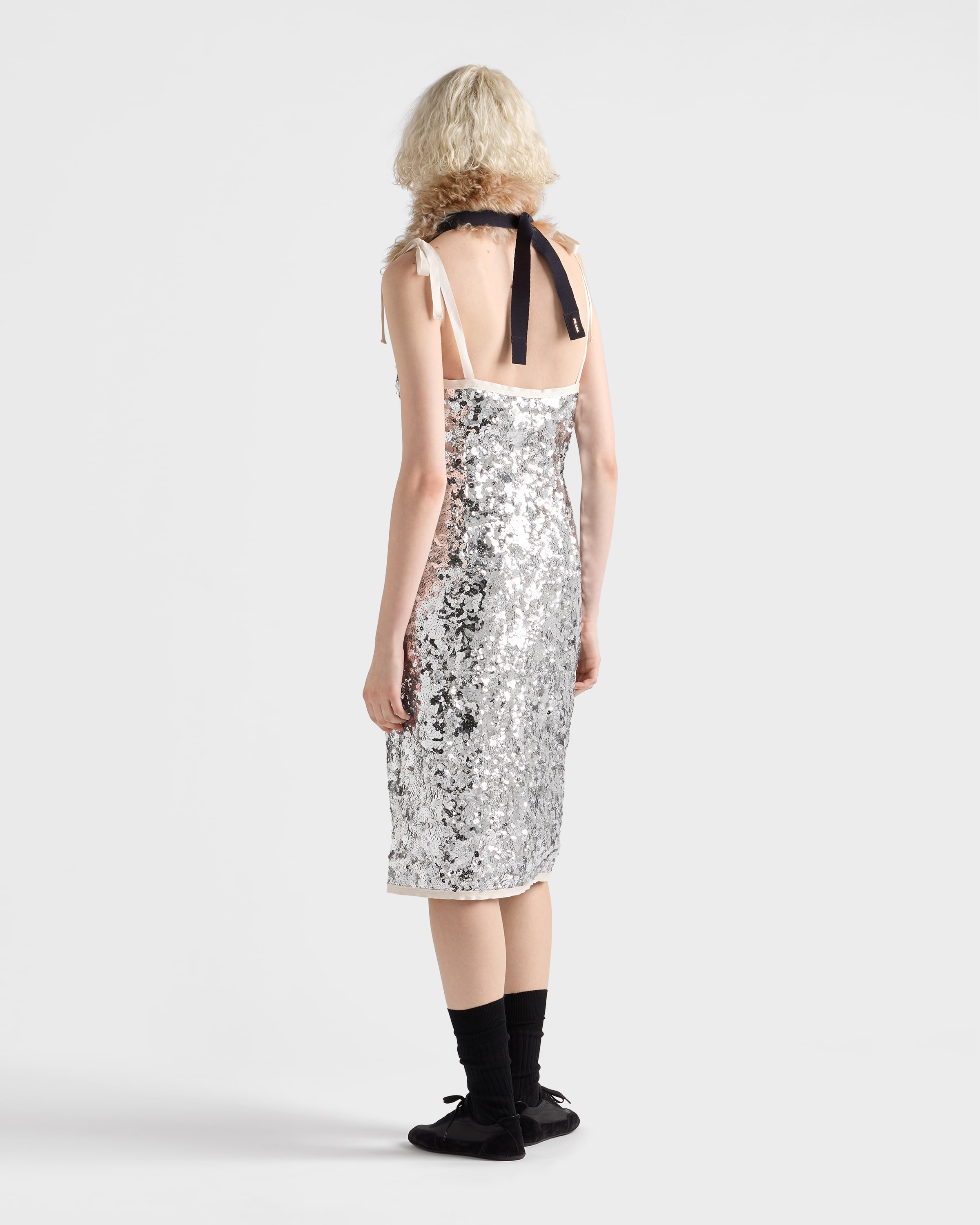 Embroidered sequin dress - 5