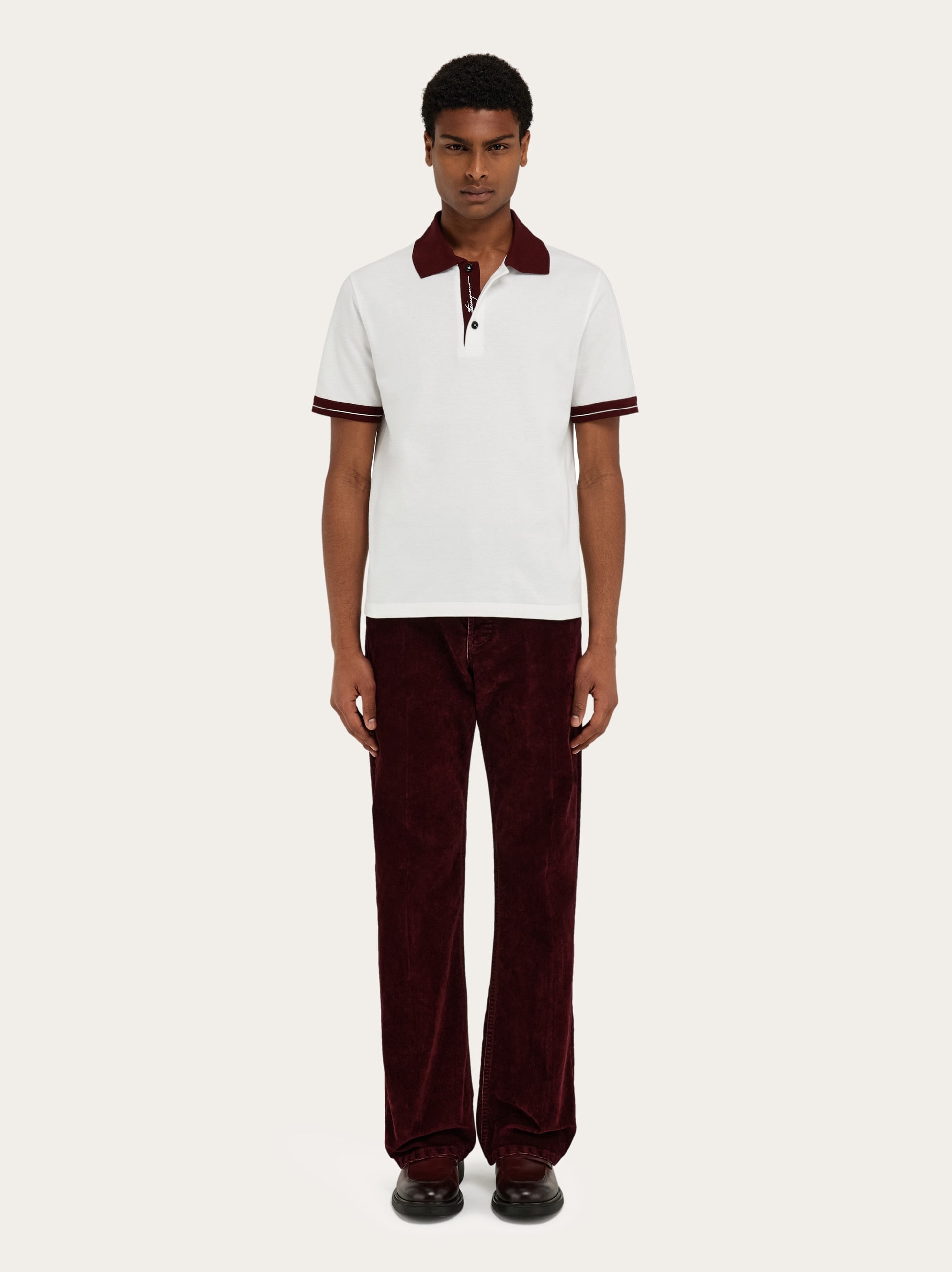 Polo shirt with color block detail - 6
