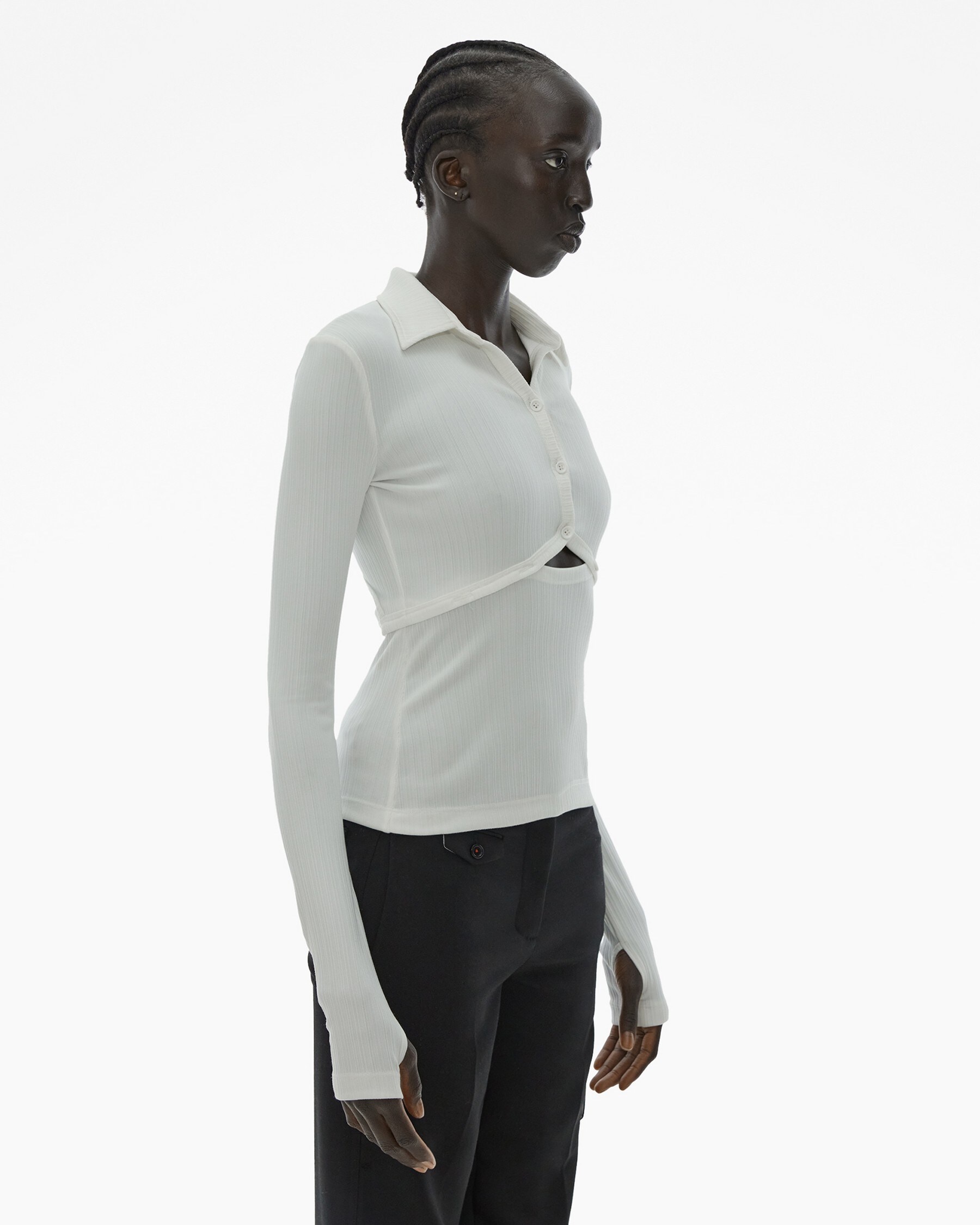 CUT-OUT POLO TOP - 5