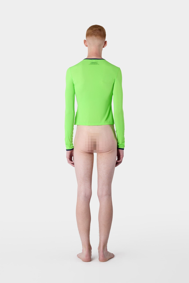 SUPER STRETCH LONGSLEEVE TOP / neon green 8