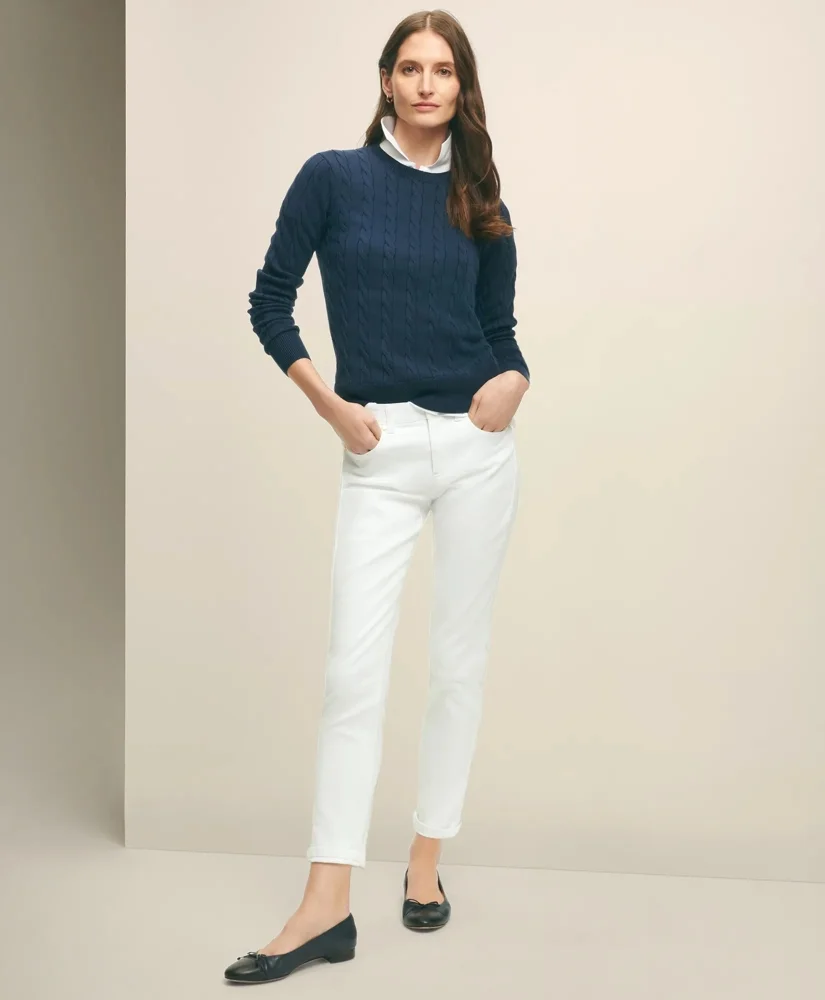 Stretch Cotton Jeans - 1