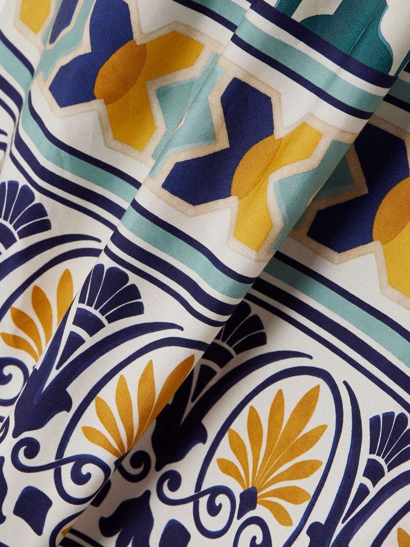 Breakfast ruffled printed cotton-poplin top 4