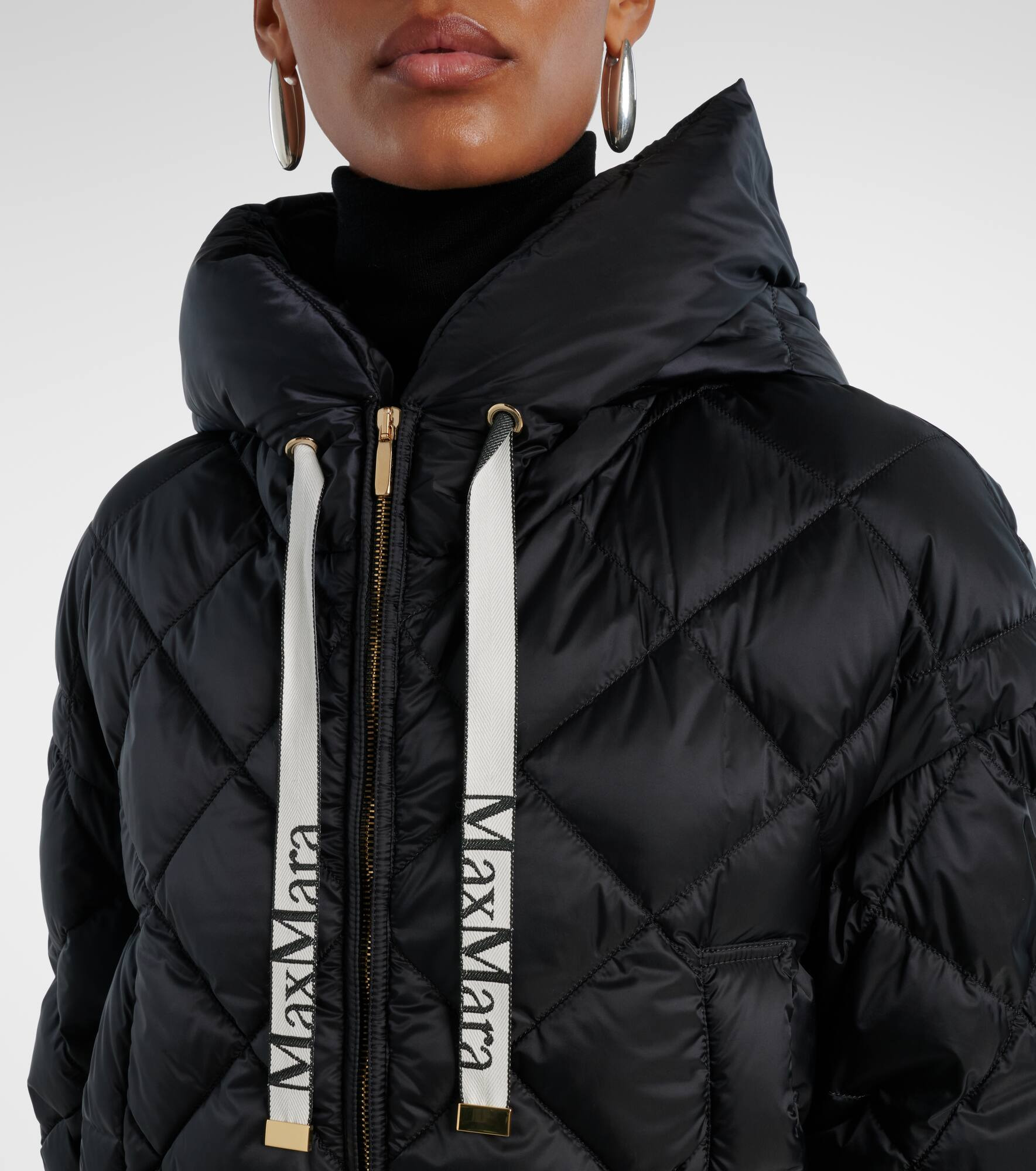 Sisoft quilted cropped down jacket - 4