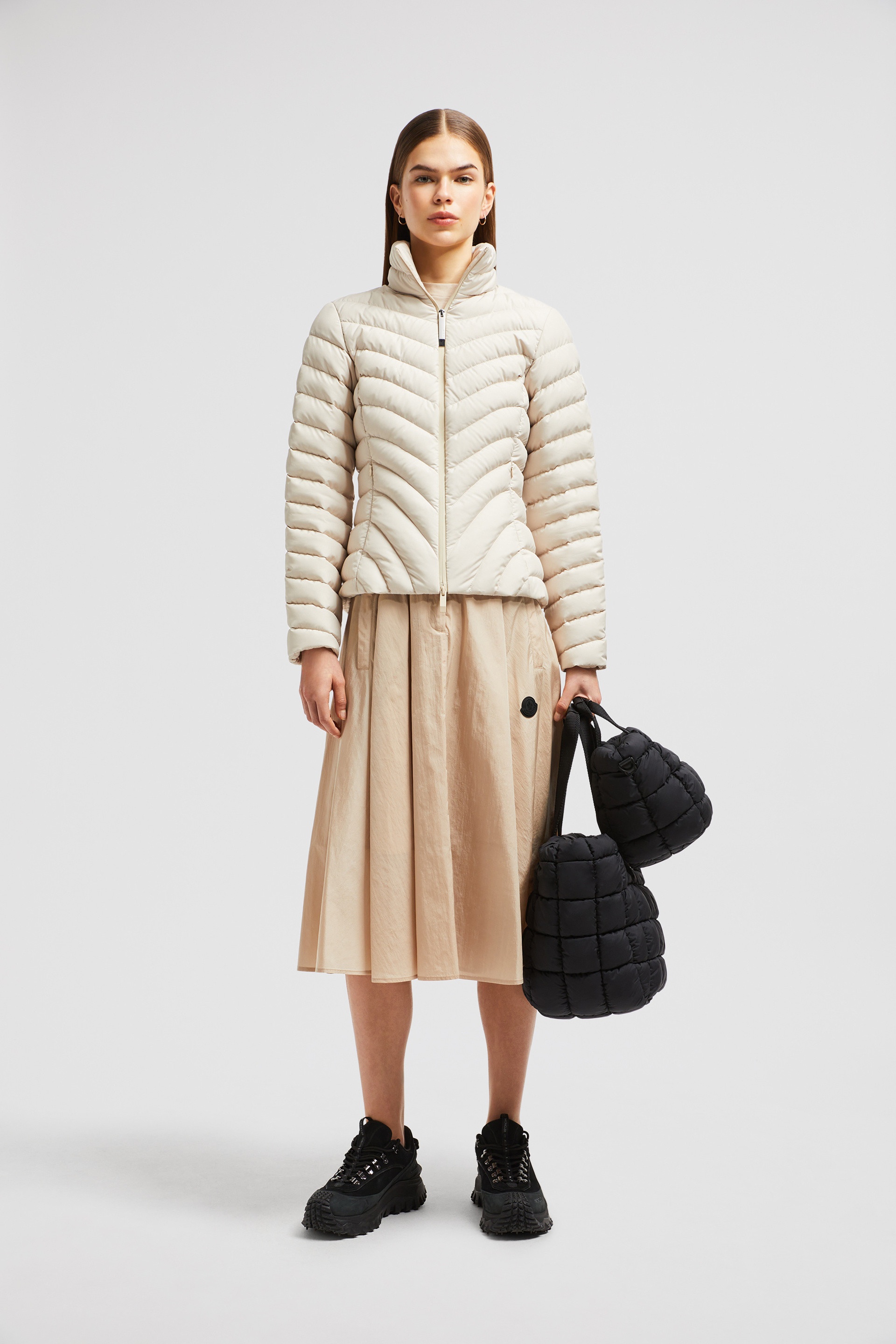 Grange Diagonal-Quilted Short Down Jacket - 2