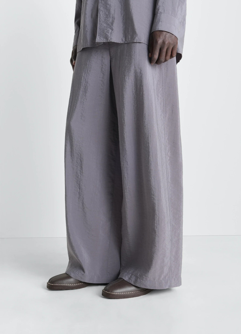 Lemaire PIPED CREPE SLIPPERS IN LEATHER outlook