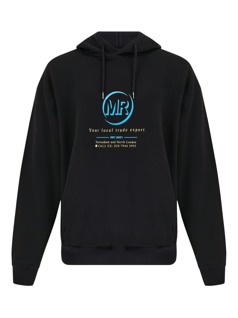 logo-print hoodie 1