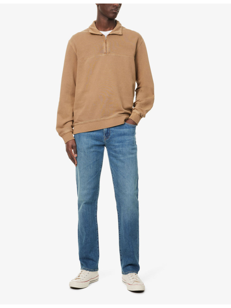 Citizens of Humanity Elijah Brand-Patch Straight-Leg Relaxed-Fit Stretch-Denim Jeans outlook
