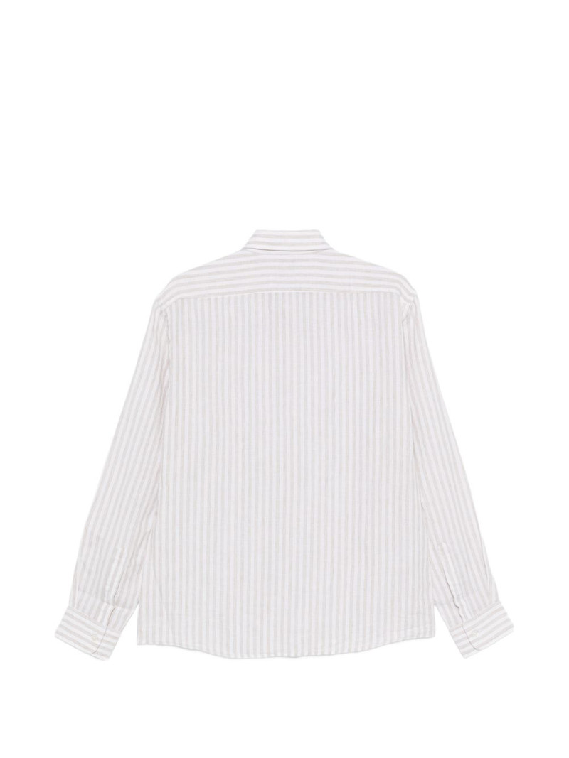 BOSS striped button-down shirt outlook