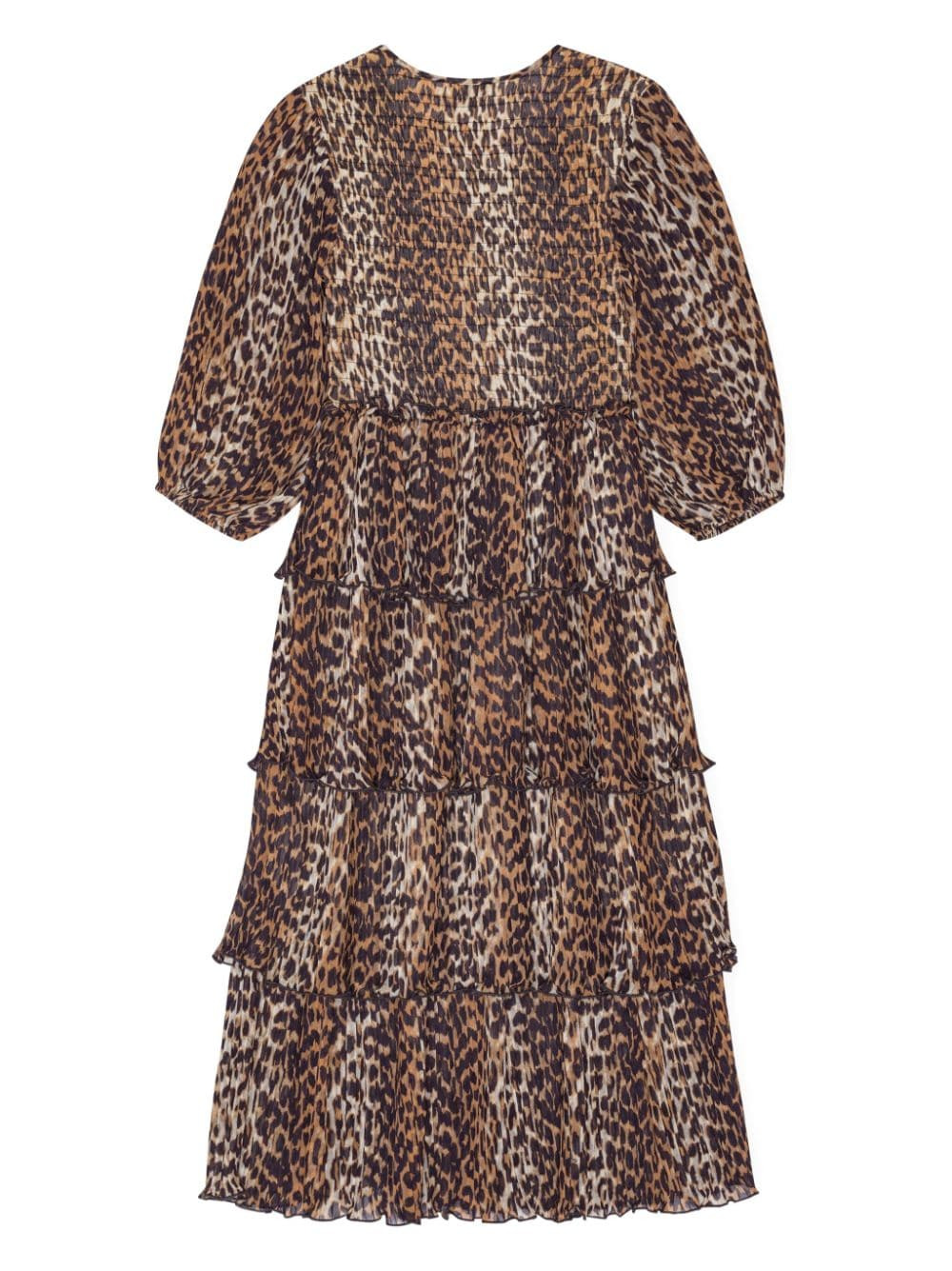 Ganni Women Leopard Print Midi Dress - 2