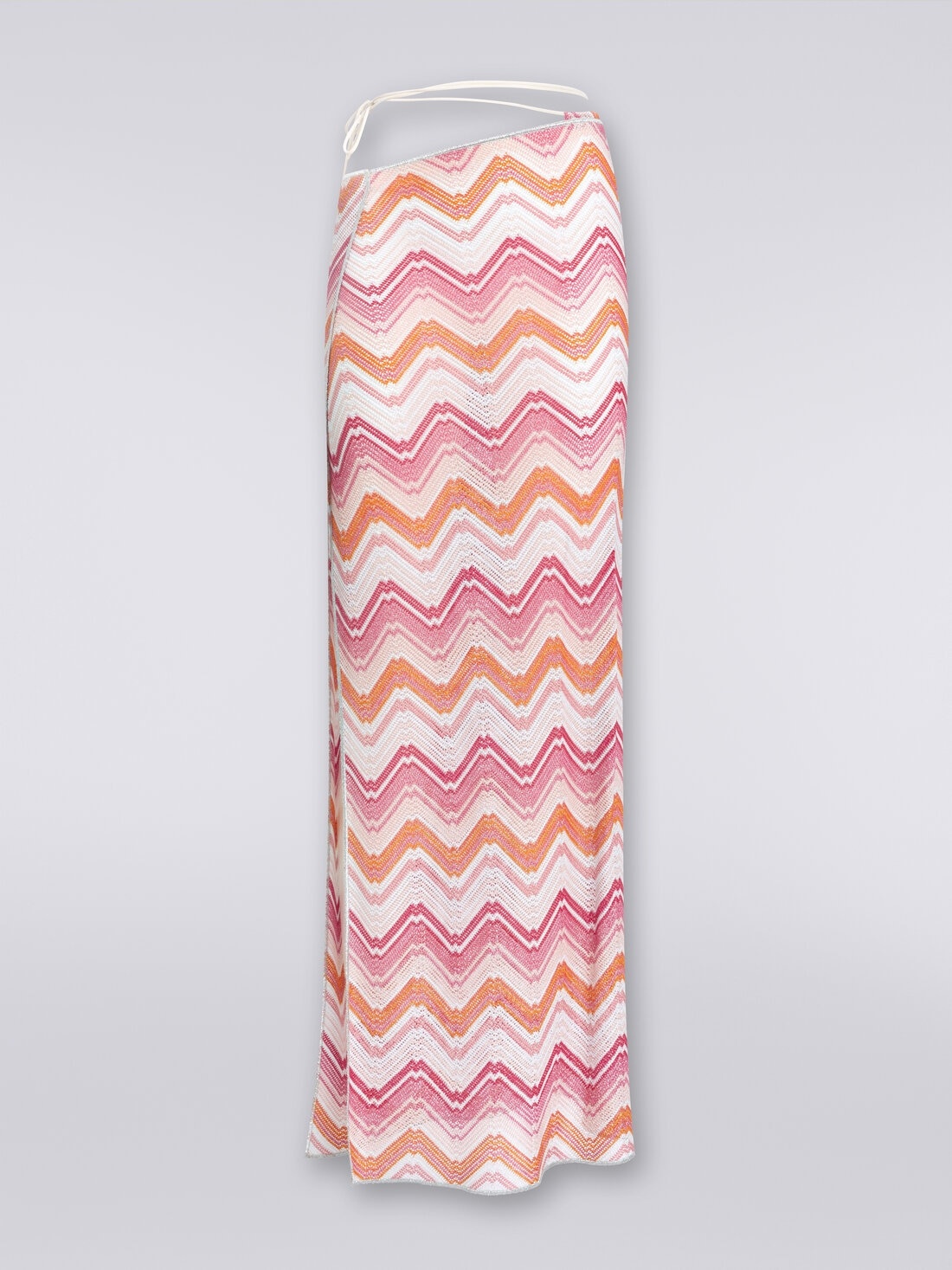 Long cover-up wrap-around skirt - 1