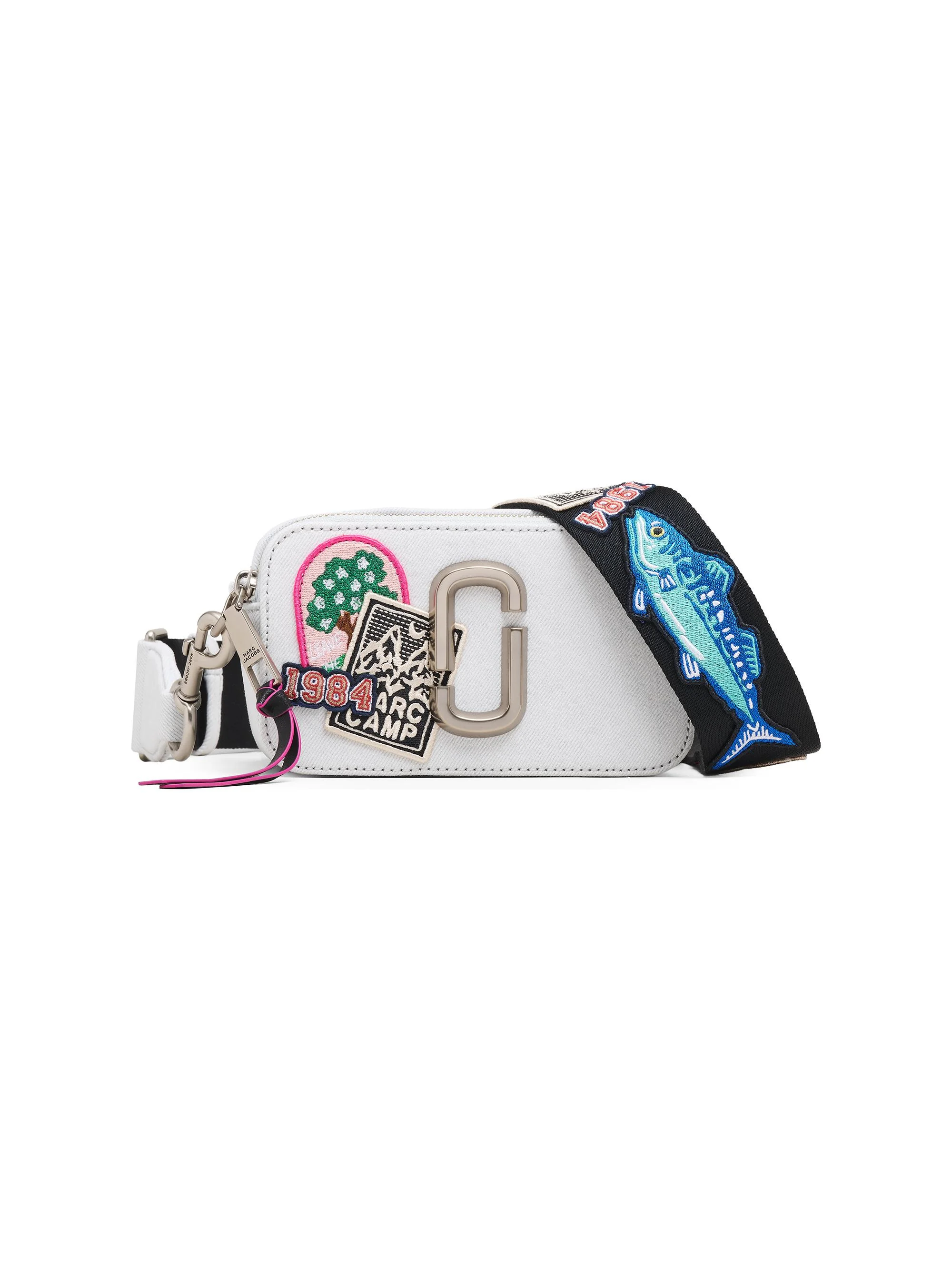 Women's The Camp Patchwork Snapshot Camera Bag - Light Wash - 1
