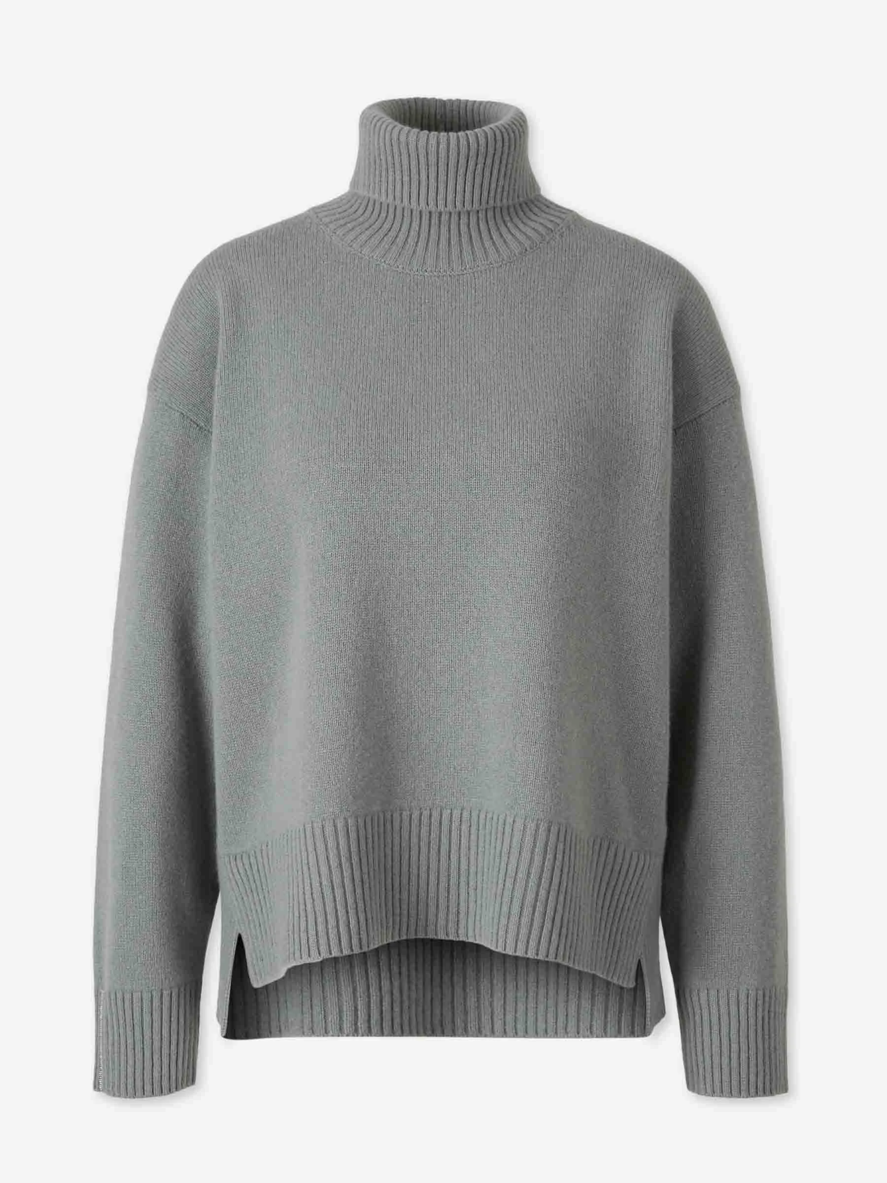 HIGH NECK SWEATER - 1