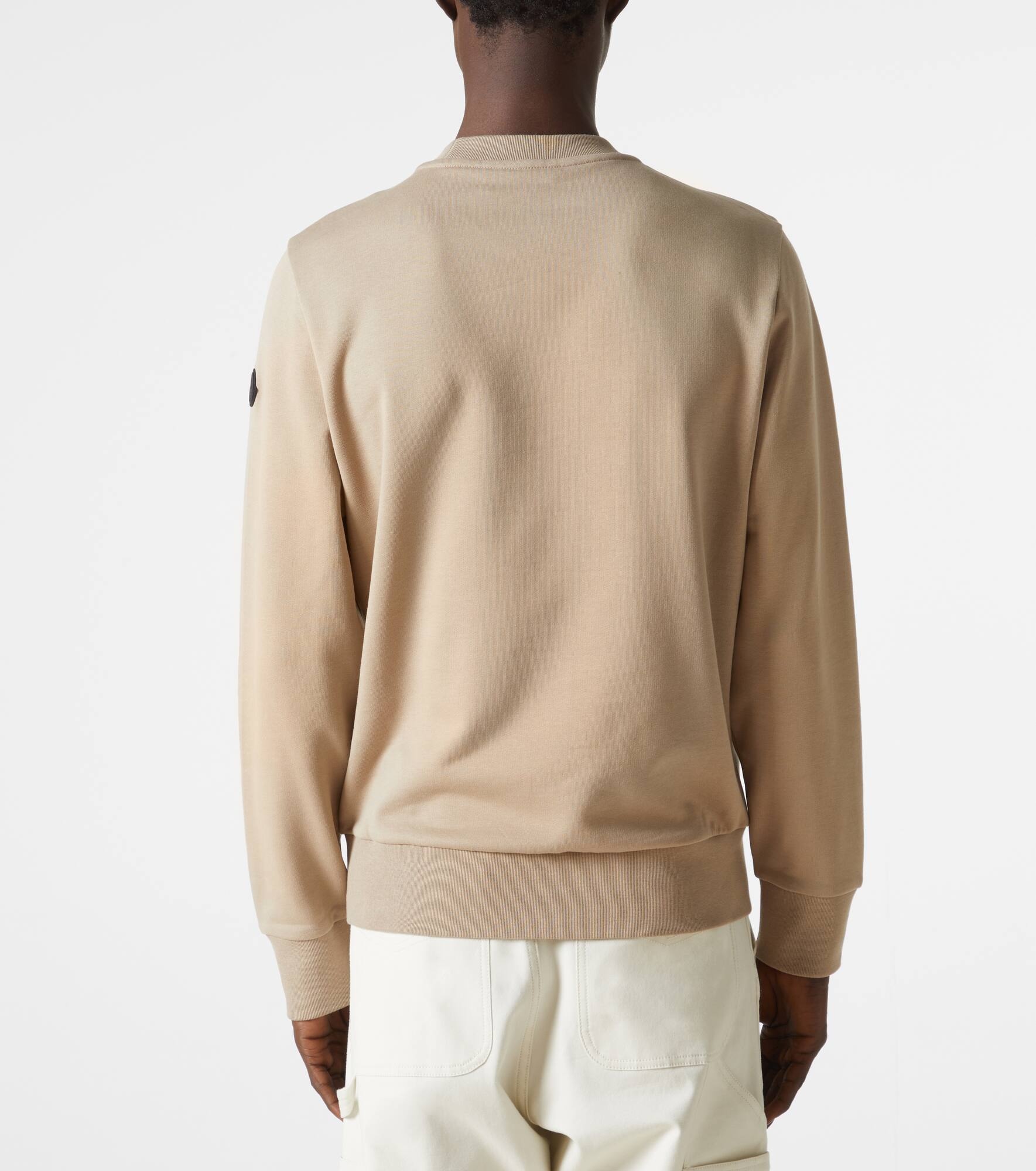 Logo cotton jersey sweater - 4