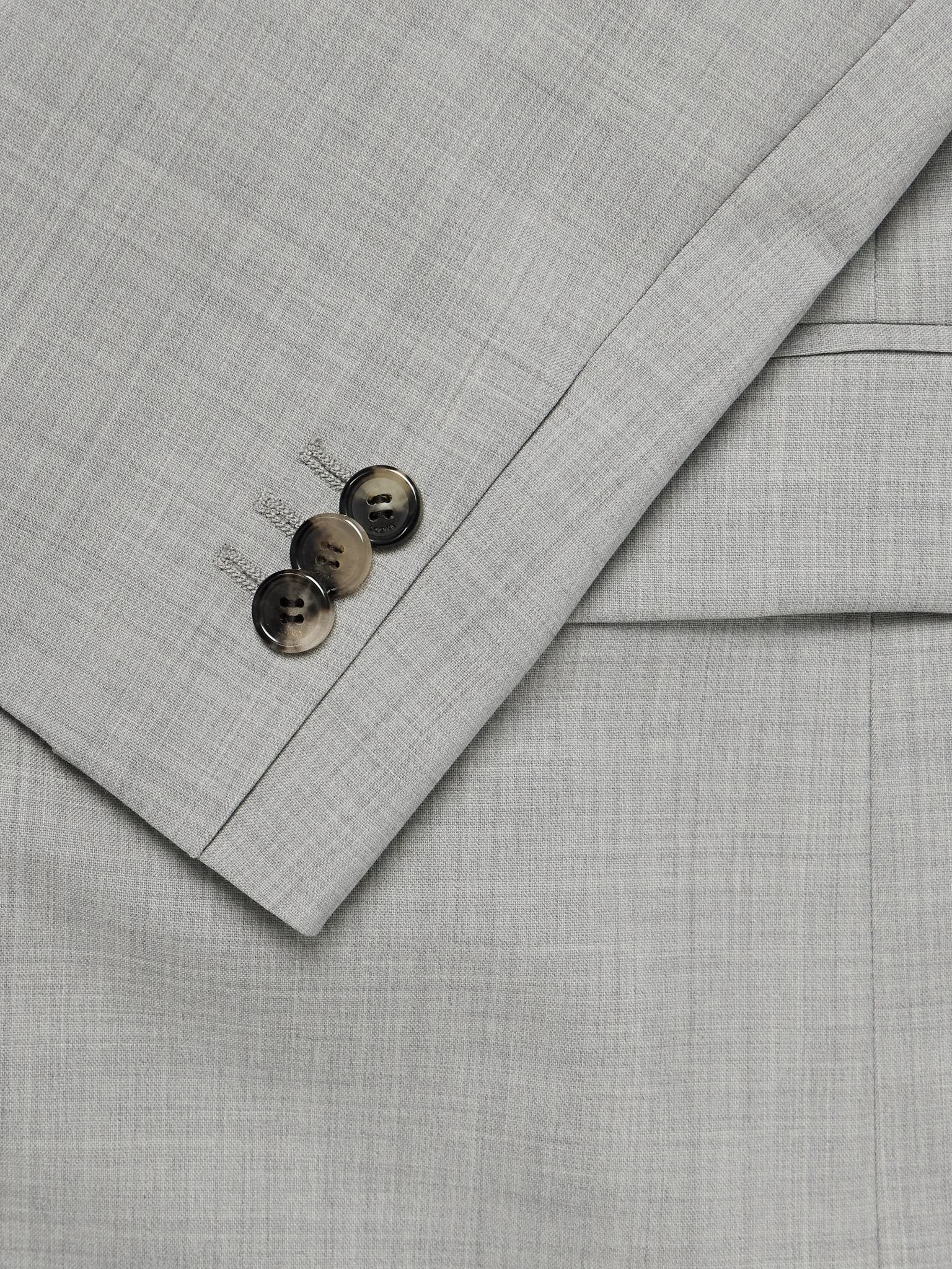 Wool Blazer Light gray - 4