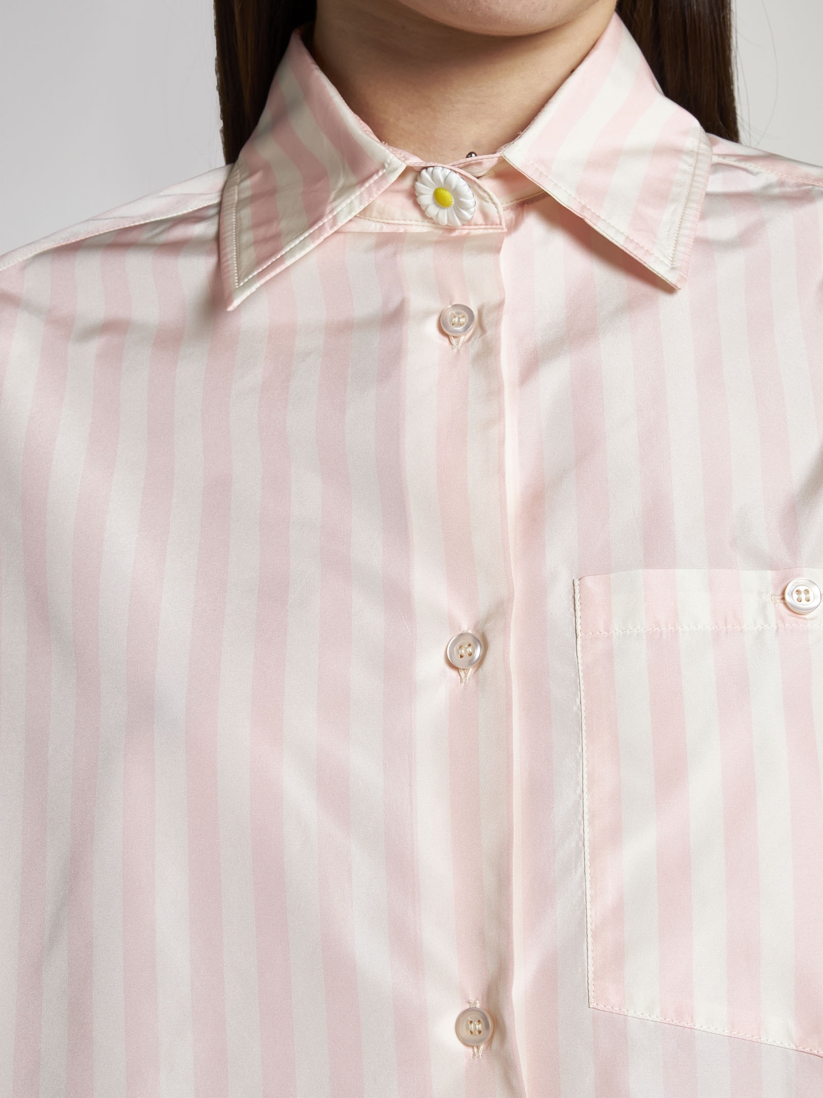 Attica striped cotton shirt dress - 5