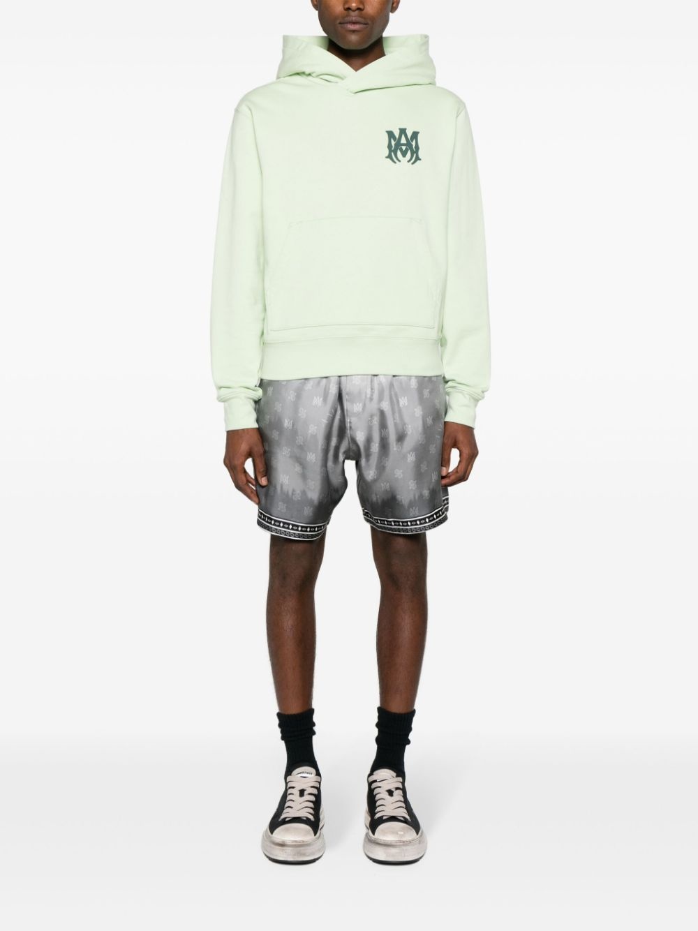 MA rubberised-logo hoodie - 2