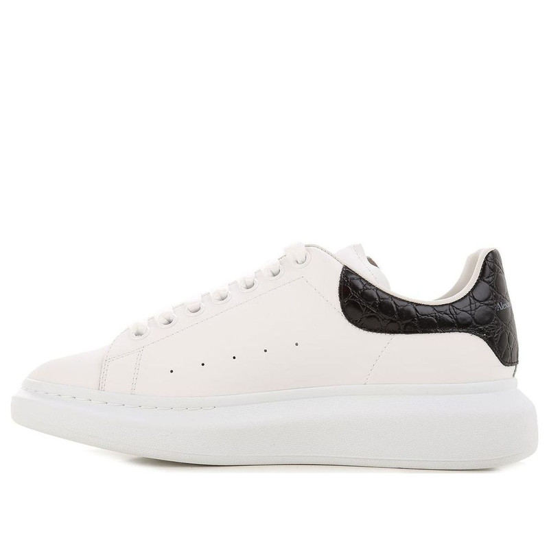 Alexander McQueen Oversized Sneaker 'Black Crocodile' 625162WHYB89061 - 1