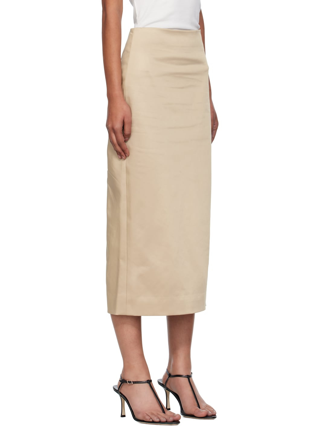 Beige Marisol Midi Skirt - 2