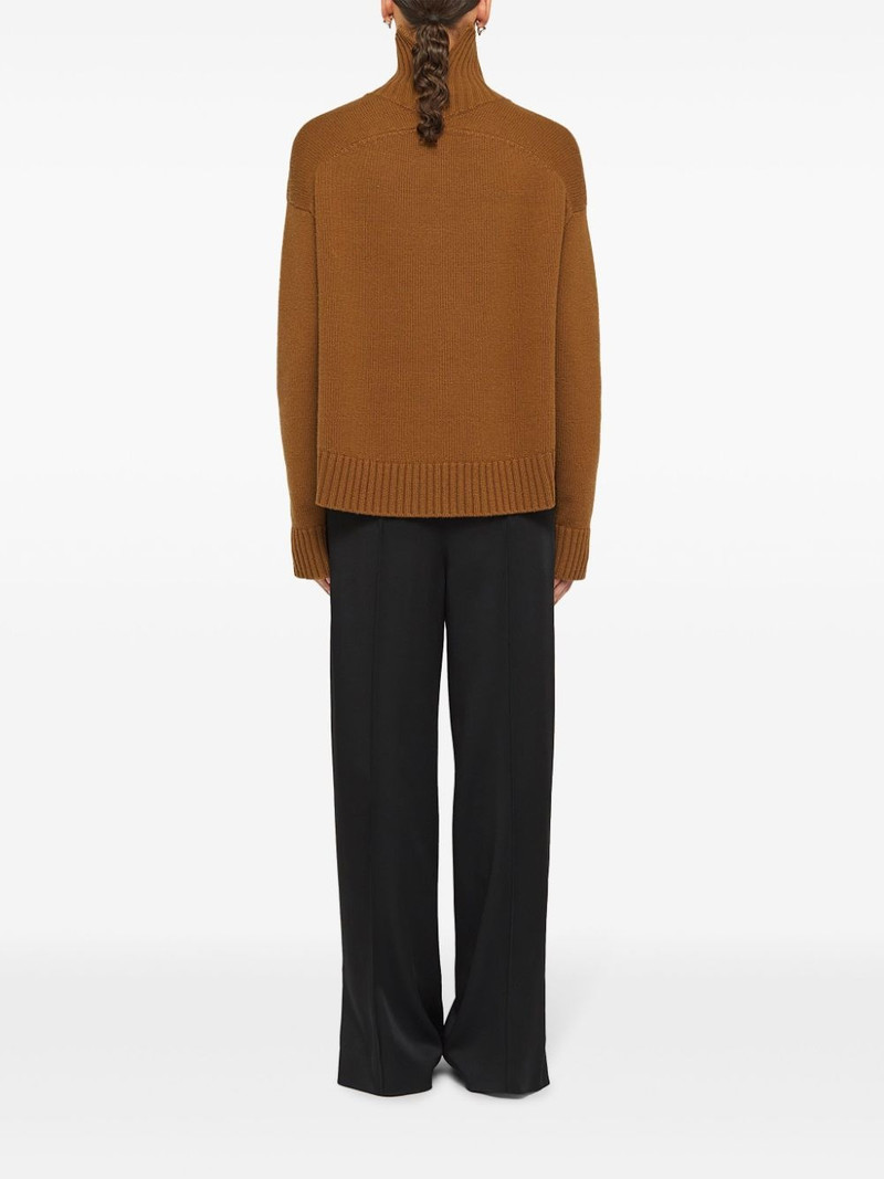 funnel-neck cashmere blend jumper 3