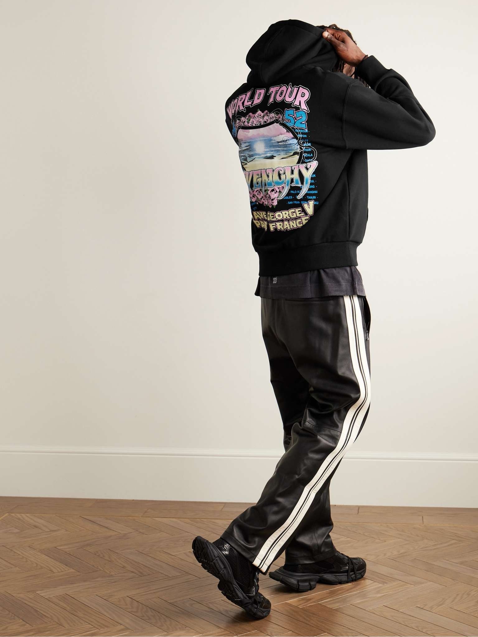 World Tour Logo-Print Cotton-Jersey Zip-Up Hoodie - 2