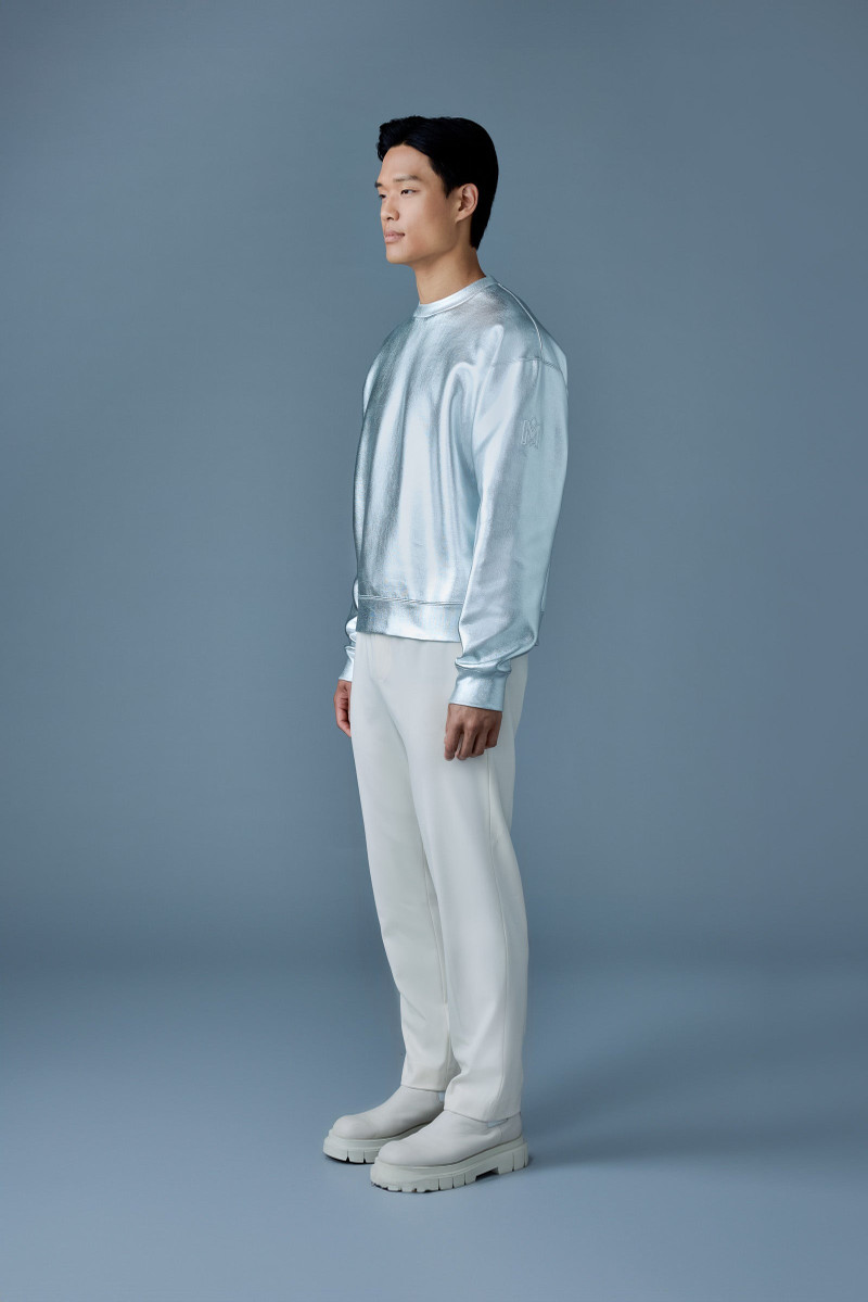 JULIAN-M Metallic double-Face Jersey Sweatshirt 3