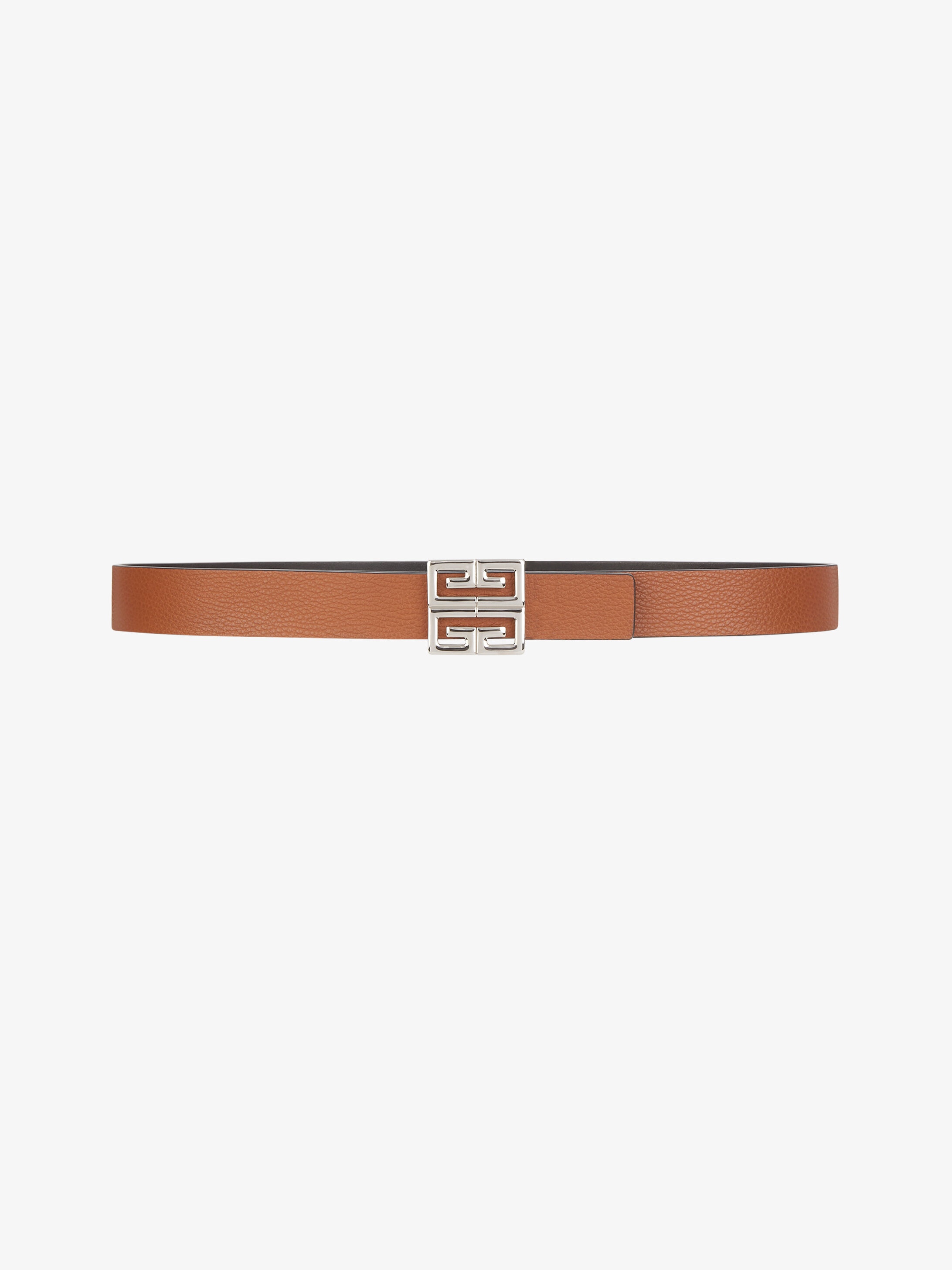 Reversible 4G buckle belt in leather - 2