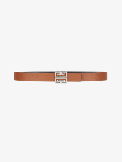 Givenchy Reversible 4G buckle belt in leather outlook