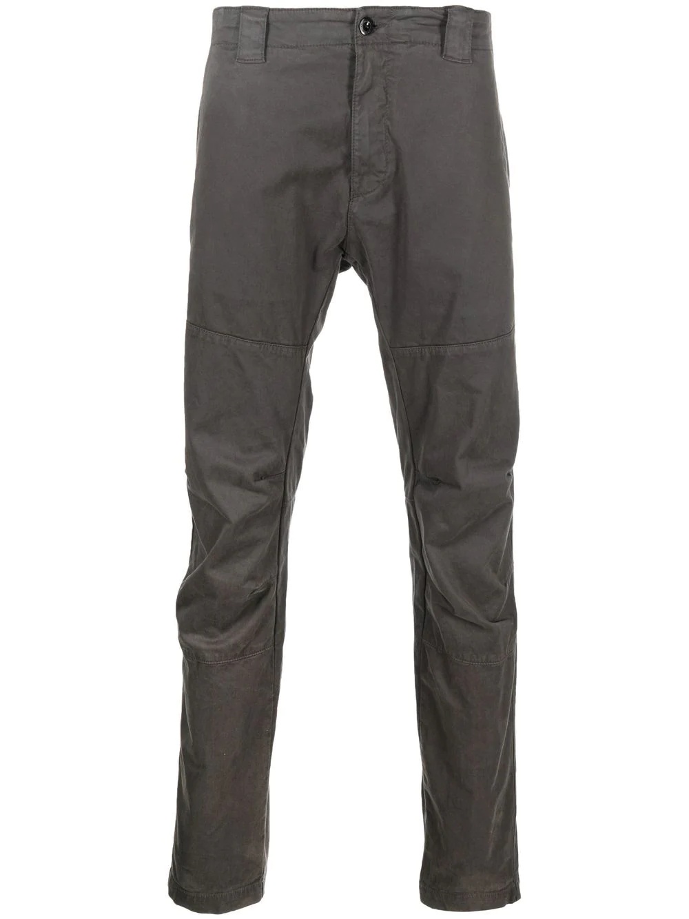 slim-cut mid-rise trousers - 1