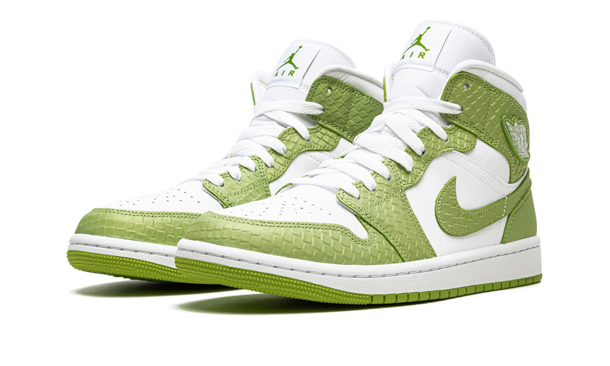 Wmns Air Jordan 1 Mid SE "Green Python" - 2