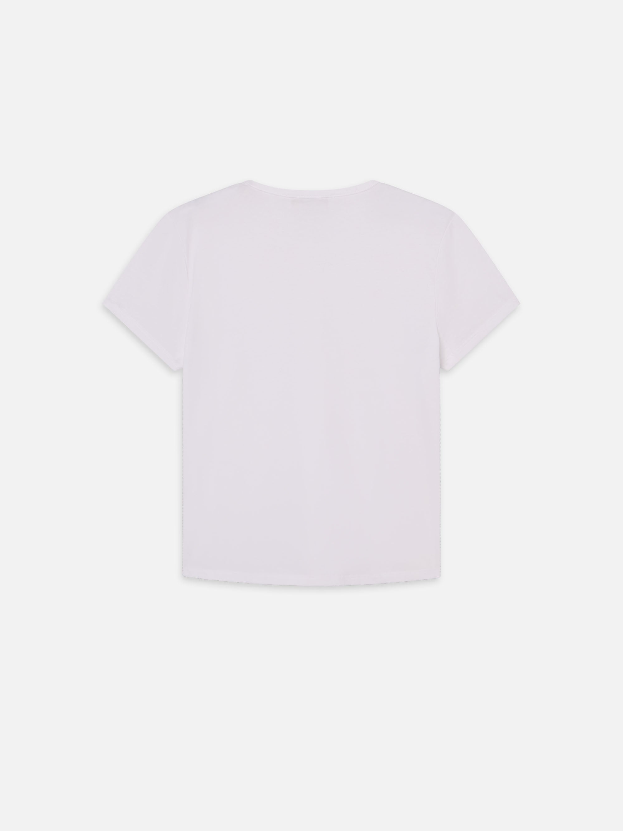The Gathered Tee in White - 4