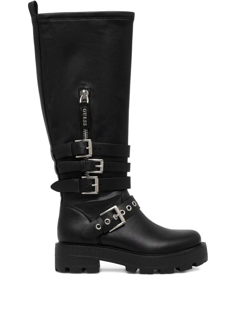 buckle-strap boots 1